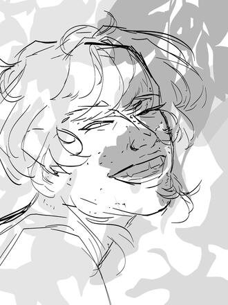 A headshot of a sketch